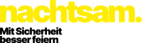 Logo der Initiative "nachtsam. Mit Sicherheit besser feiern"