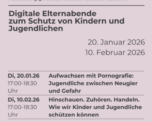 Auszug aus dem Flyer mit Infos zu den Elternabenden