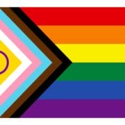 Flagge für sexuelle und geschlechtliche Vielfalt